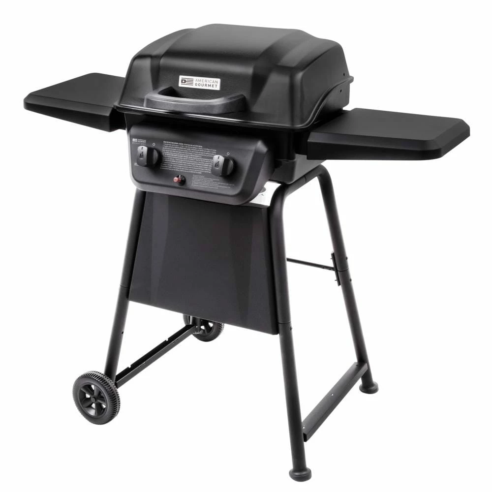 American Gourmet Grills Black 2-Burner Liquid Propane Gas Grill 1 American Gourmet Grills Black 2-Burner Liquid Propane Gas Grill