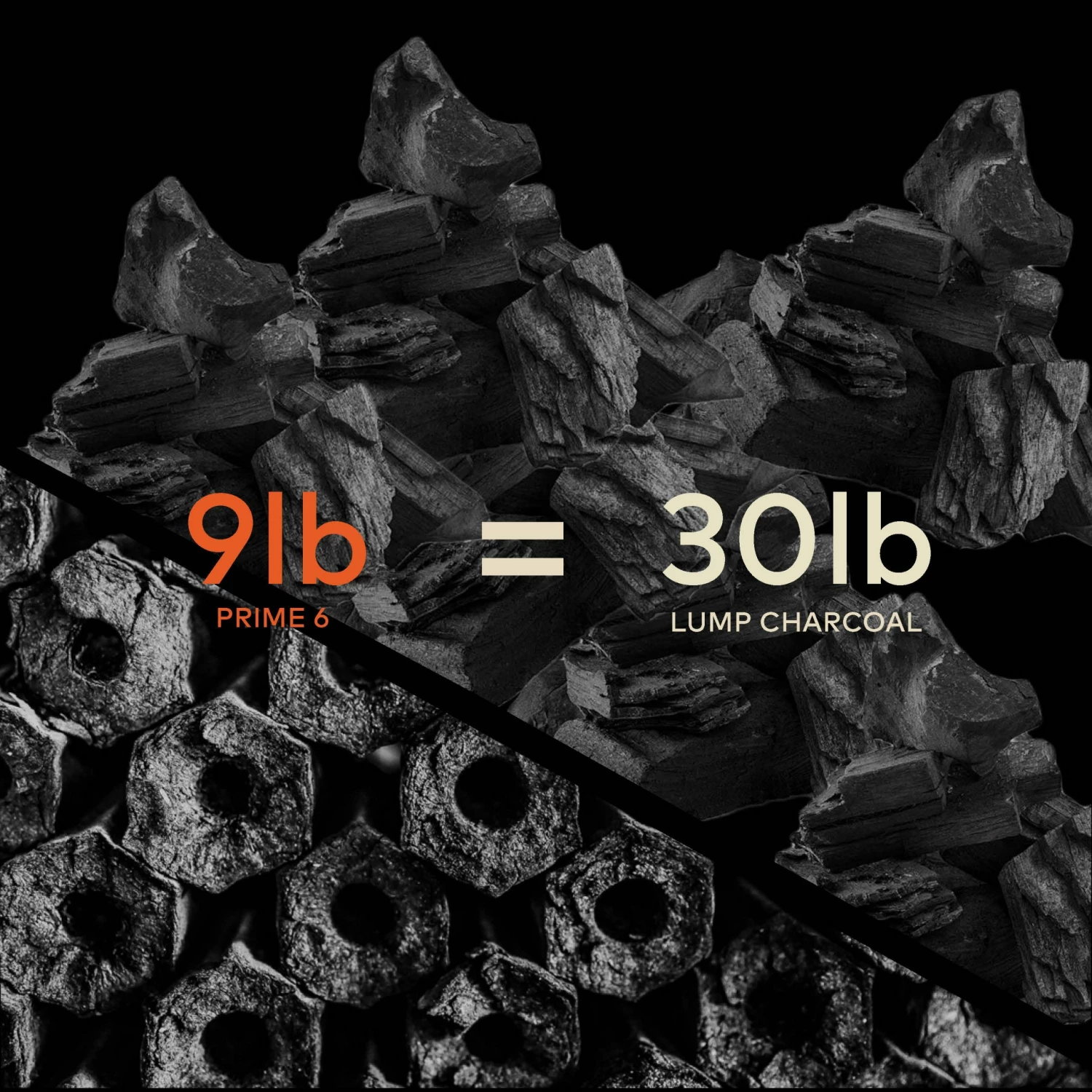 Prime 6 Grilling Fuels Premium sustainable reusable charcoal 9-lb Charcoal Briquettes 3 Prime 6 Grilling Fuels Premium sustainable reusable charcoal 9-lb Charcoal Briquettes - Image 3