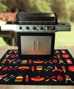 Doortex Grilling Tools & Accessories Doortex BBQ Mat Vinyl Rectangular Multi-colored Grill Mat
