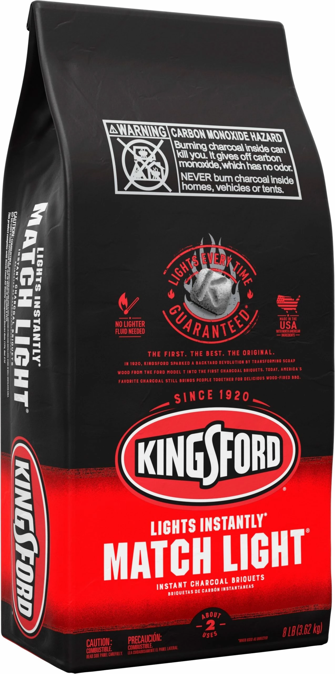 Kingsford Grilling Fuels Match Light 8-lb Charcoal Briquettes 3 Kingsford Grilling Fuels Match Light 8-lb Charcoal Briquettes - Image 3