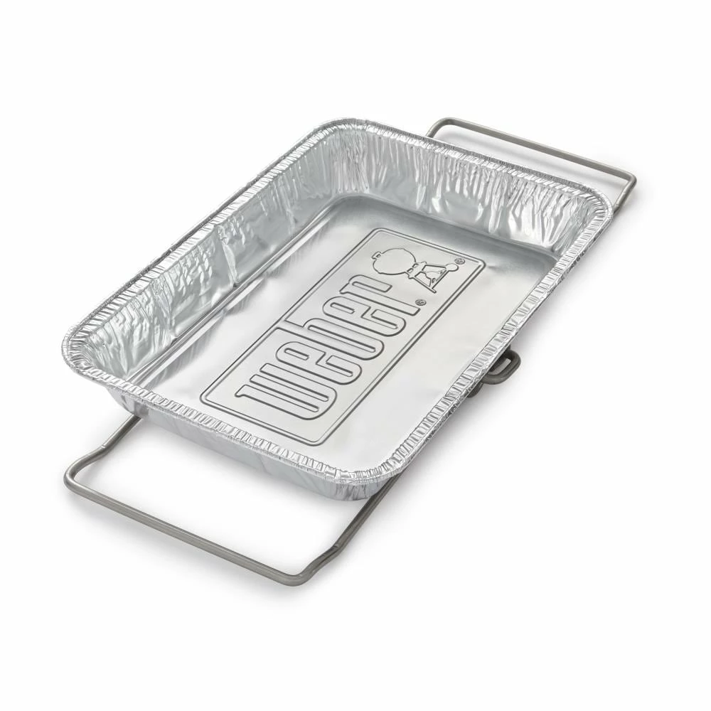 Weber Grilling Tools & Accessories SmokeFire 1.28-in x 7.62-in W Disposable Aluminum Grill Drip Pan 1 Weber Grilling Tools & Accessories SmokeFire 1.28-in x 7.62-in W Disposable Aluminum Grill Drip Pan