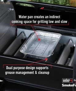 Weber Grilling Tools & Accessories SmokeFire 1.28-in x 7.62-in W Disposable Aluminum Grill Drip Pan 12 Weber Grilling Tools & Accessories SmokeFire 1.28-in x 7.62-in W Disposable Aluminum Grill Drip Pan -Mmaster Outlet Shop 17075344