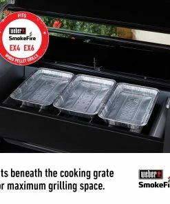 Weber Grilling Tools & Accessories SmokeFire 1.28-in x 7.62-in W Disposable Aluminum Grill Drip Pan 13 Weber Grilling Tools & Accessories SmokeFire 1.28-in x 7.62-in W Disposable Aluminum Grill Drip Pan -Mmaster Outlet Shop 17075345