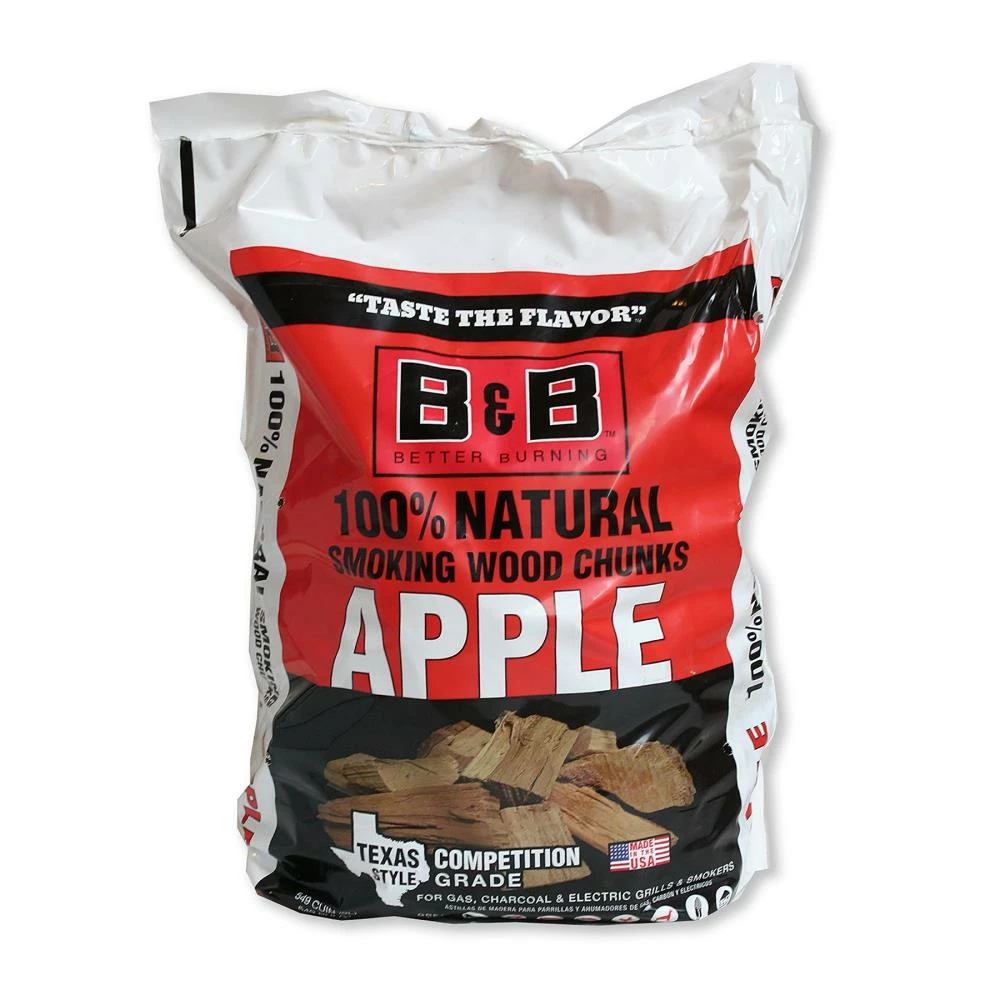 B&B Charcoal Grilling Fuels Band B 549 cu in Apple Smoking Wood Chunks 1 B&B Charcoal Grilling Fuels Band B 549 cu in Apple Smoking Wood Chunks