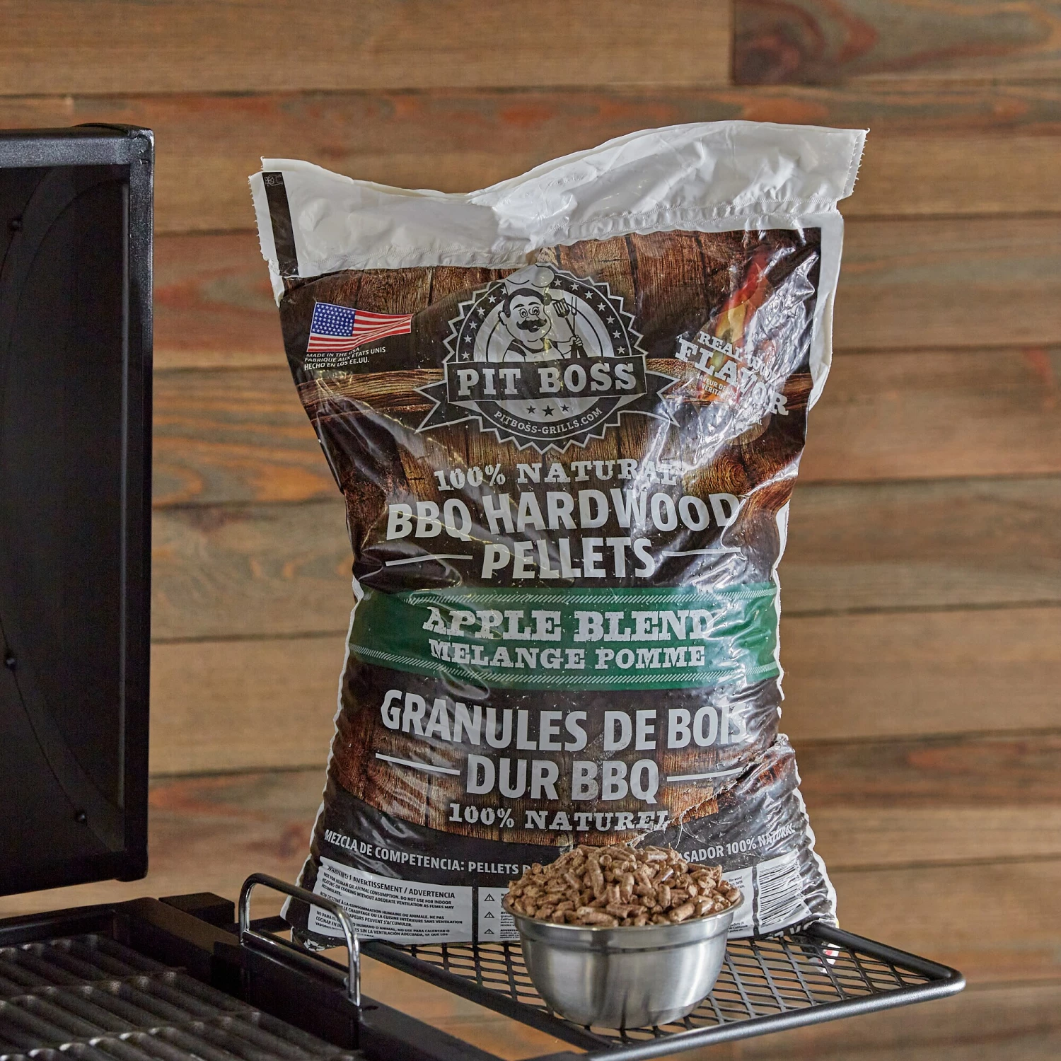 Pit Boss Grilling Fuels Apple 20-lb Grill Pellets 2 Pit Boss Grilling Fuels Apple 20-lb Grill Pellets - Image 2