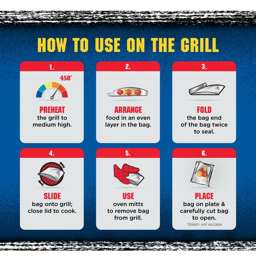 Kingsford Grilling Tools & Accessories Aluminum Non-stick Grill Bag(s) 4 Kingsford Grilling Tools & Accessories Aluminum Non-stick Grill Bag(s) - Image 4