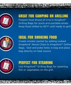 Kingsford Grilling Tools & Accessories Aluminum Non-stick Grill Bag(s) 11 Kingsford Grilling Tools & Accessories Aluminum Non-stick Grill Bag(s) -Mmaster Outlet Shop 17753590