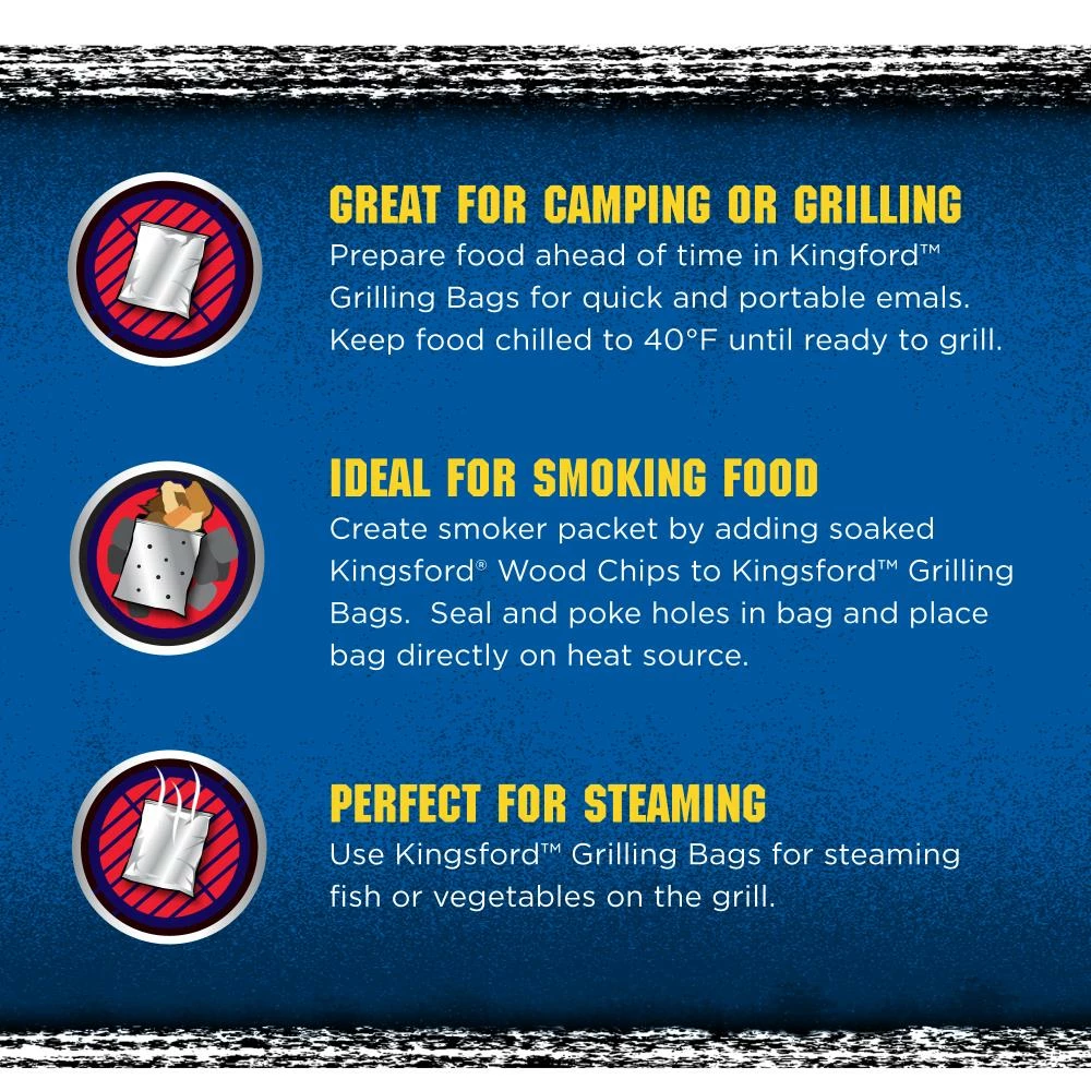 Kingsford Grilling Tools & Accessories Aluminum Non-stick Grill Bag(s) 5 Kingsford Grilling Tools & Accessories Aluminum Non-stick Grill Bag(s) - Image 5