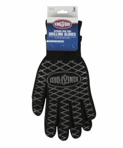 Kingsford Grilling Tools & Accessories Black Aramid Fiber Grill Gloves