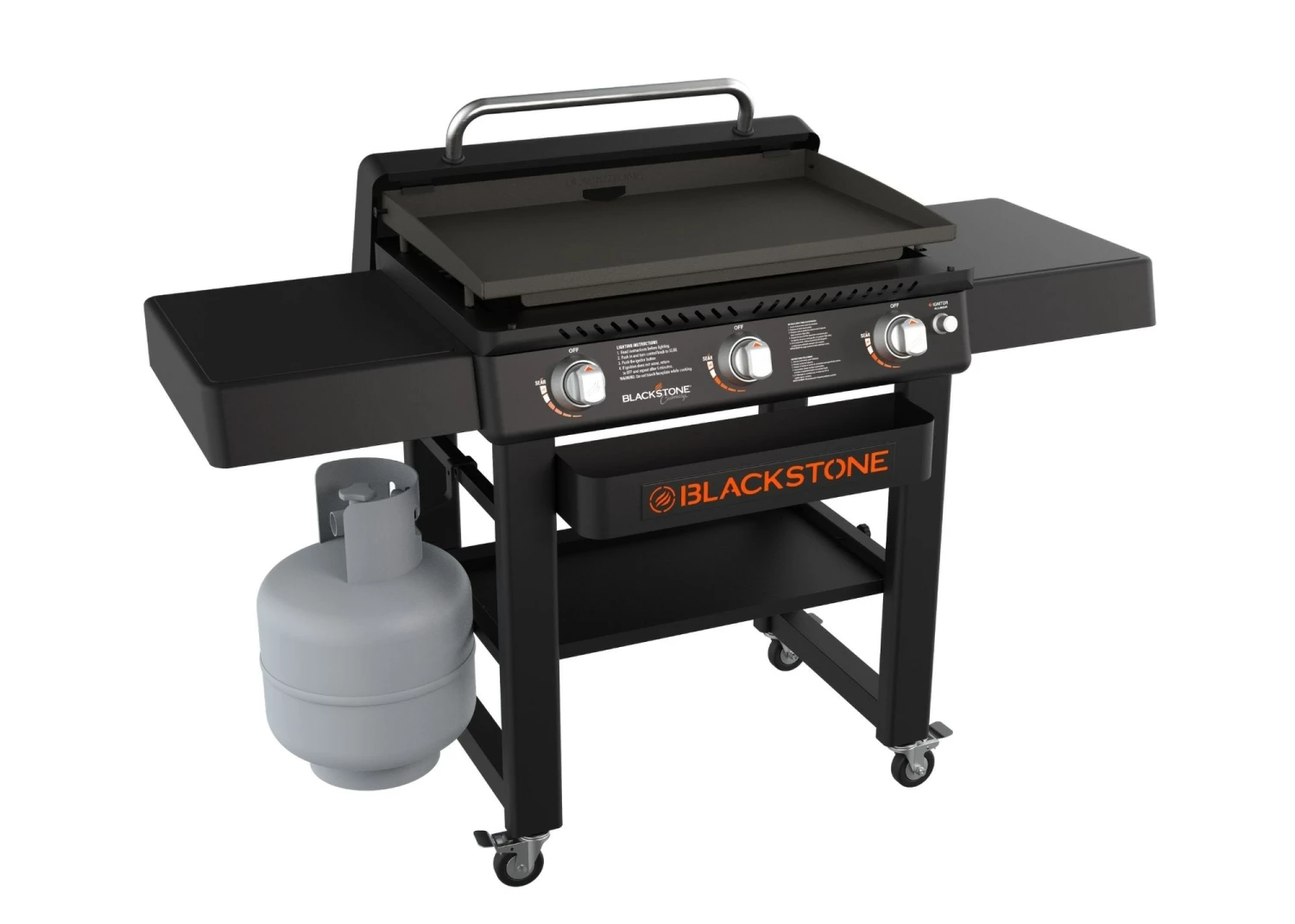 Blackstone Grills Culinary 3-Burner Liquid Propane Flat Top Grill 3 Blackstone Grills Culinary 3-Burner Liquid Propane Flat Top Grill - Image 3