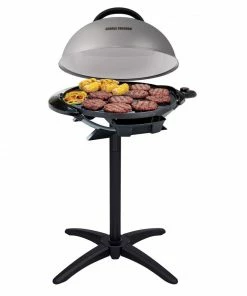 George Foreman Grills 1600-Watt Silver Electric Grill -Mmaster Outlet Shop 18136796