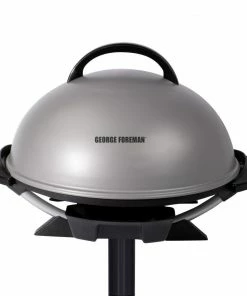 George Foreman Grills 1600-Watt Silver Electric Grill -Mmaster Outlet Shop 18136805