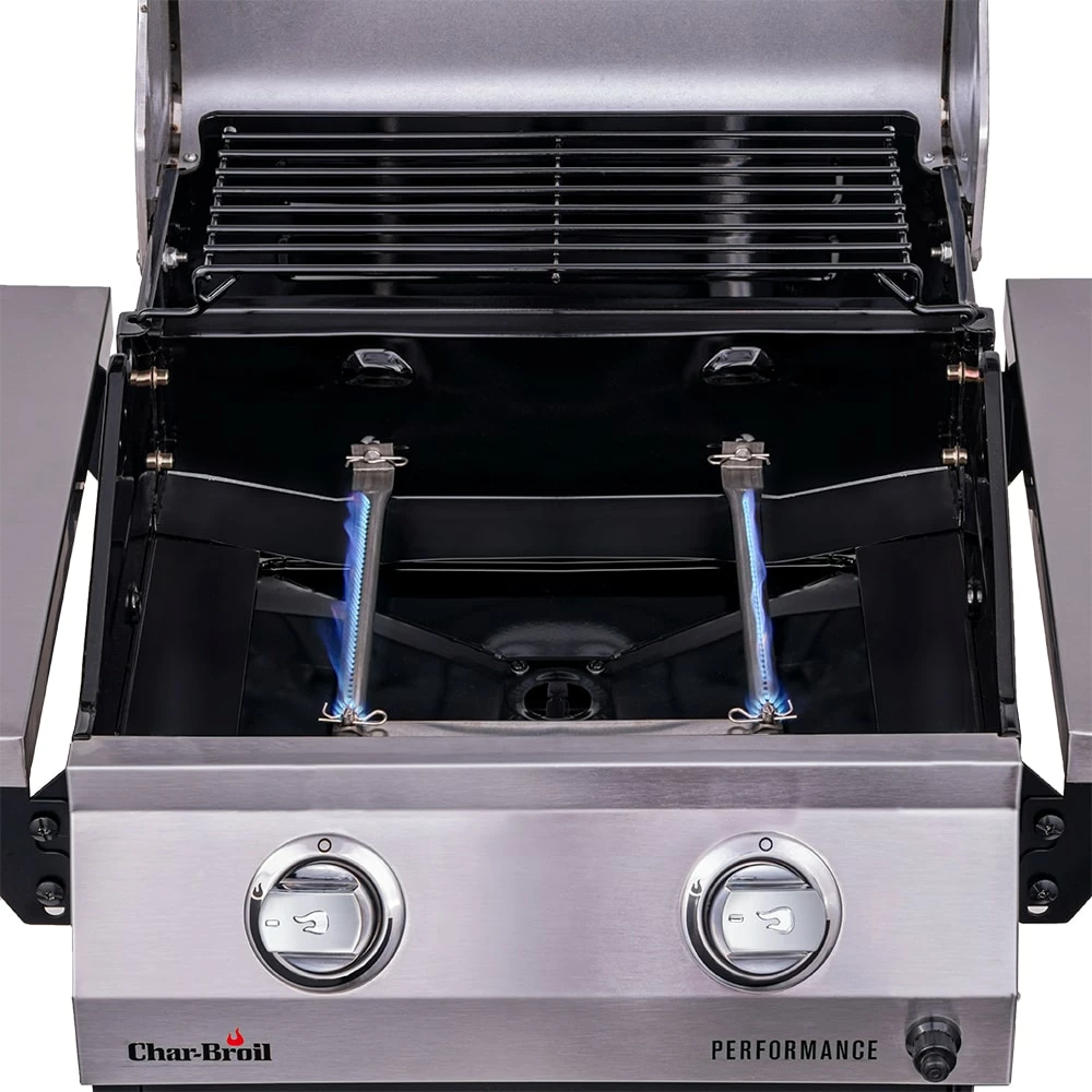 Char-Broil Grills Performance Black 2-Burner Liquid Propane Gas Grill 4 Char-Broil Grills Performance Black 2-Burner Liquid Propane Gas Grill - Image 4