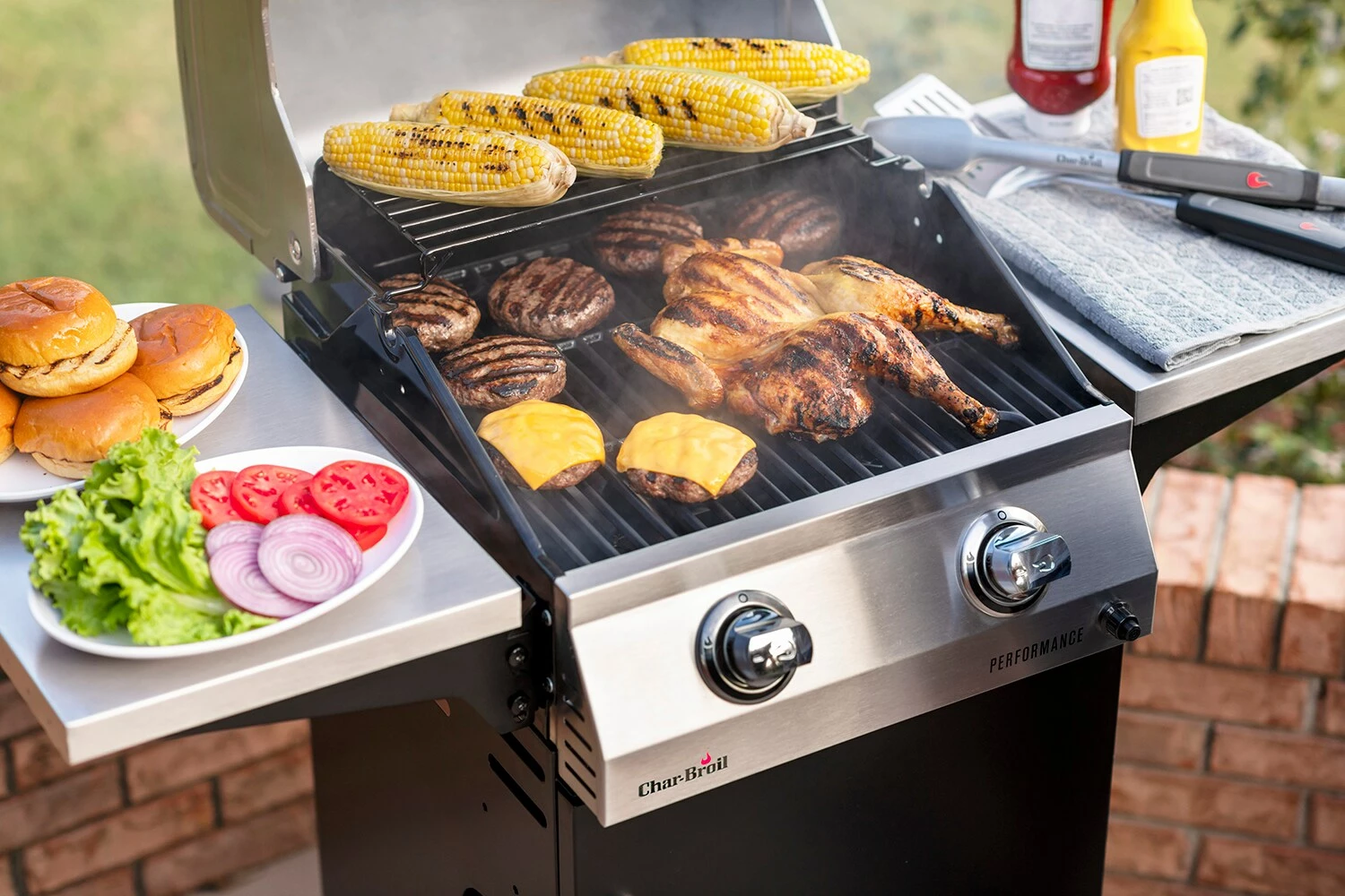 Char-Broil Grills Performance Black 2-Burner Liquid Propane Gas Grill 7 Char-Broil Grills Performance Black 2-Burner Liquid Propane Gas Grill - Image 7