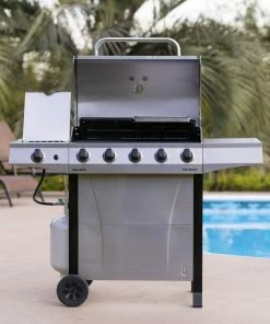 Char-Broil Grills Performance Silver 5-Burner Liquid Propane Gas Grill with 1 Side Burner -Mmaster Outlet Shop 18385875 scaled
