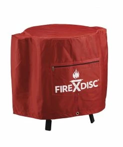 FIREDISC Grilling Tools & Accessories 12-in W x 11-in H Fireman Red Gas Grill Cover