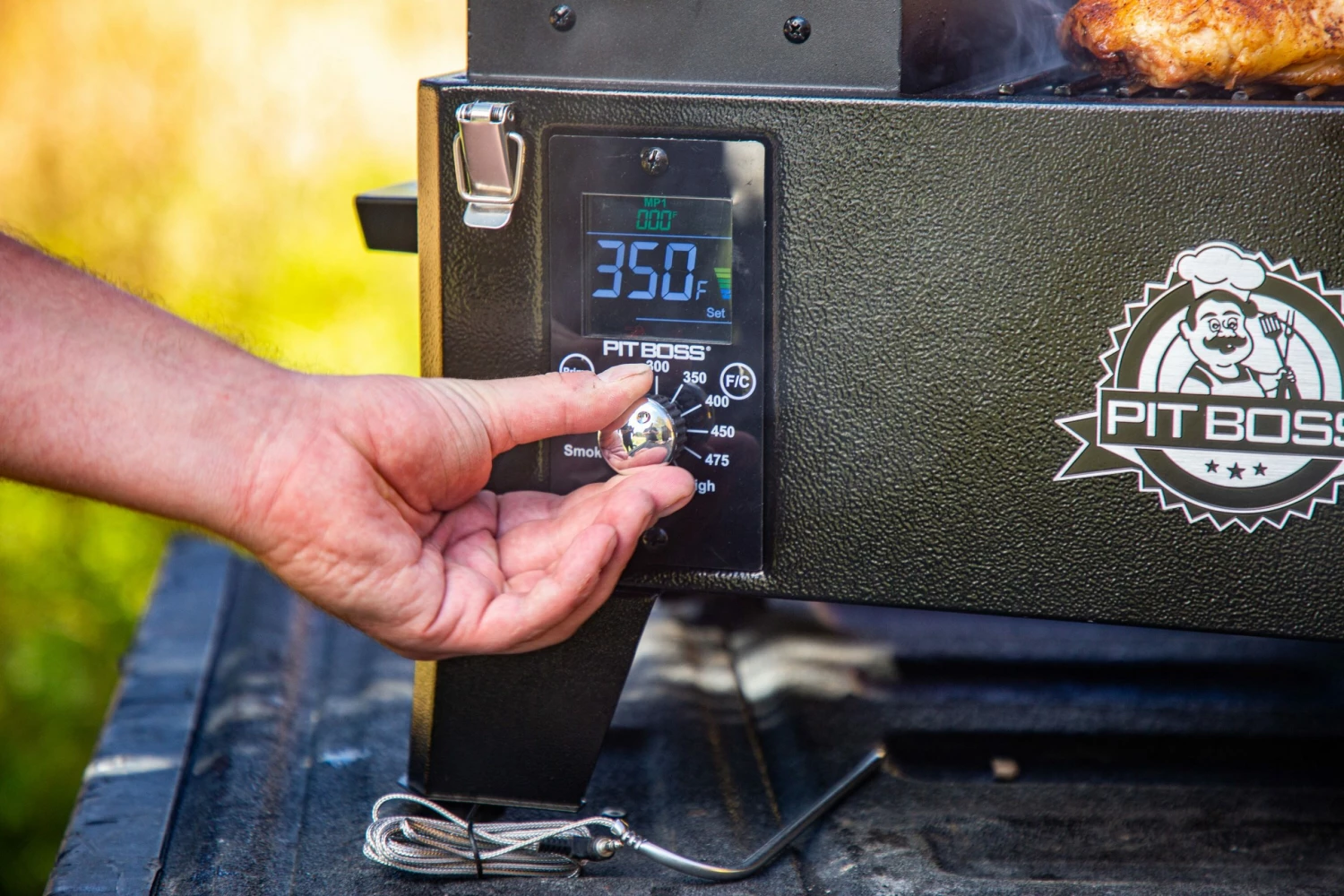 Pit Boss Grills 256-sq in Black Pellet Grill 4 Pit Boss Grills 256-sq in Black Pellet Grill - Image 4