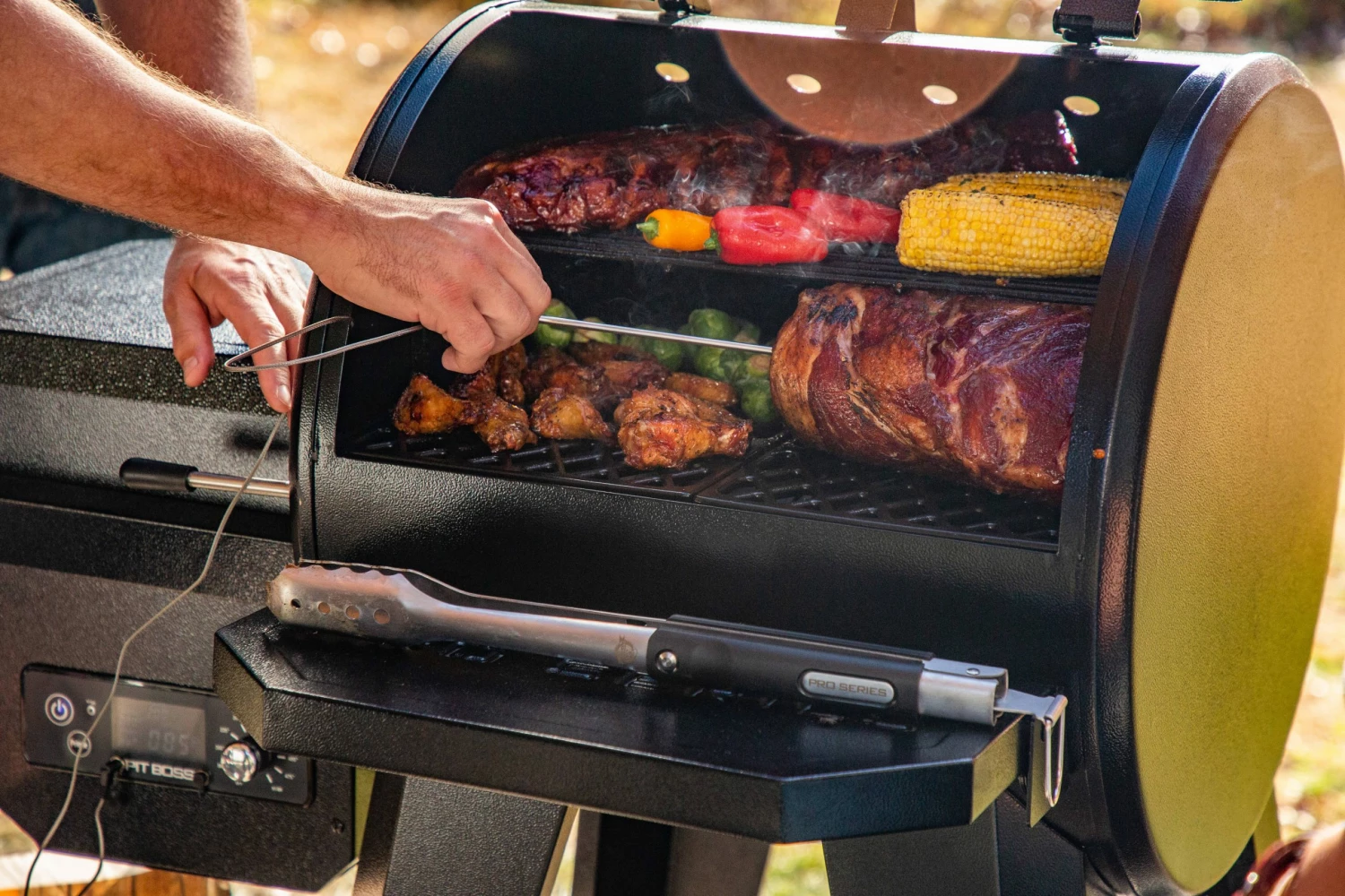 Pit Boss Grills 600-sq in Black Pellet Grill 6 Pit Boss Grills 600-sq in Black Pellet Grill - Image 6