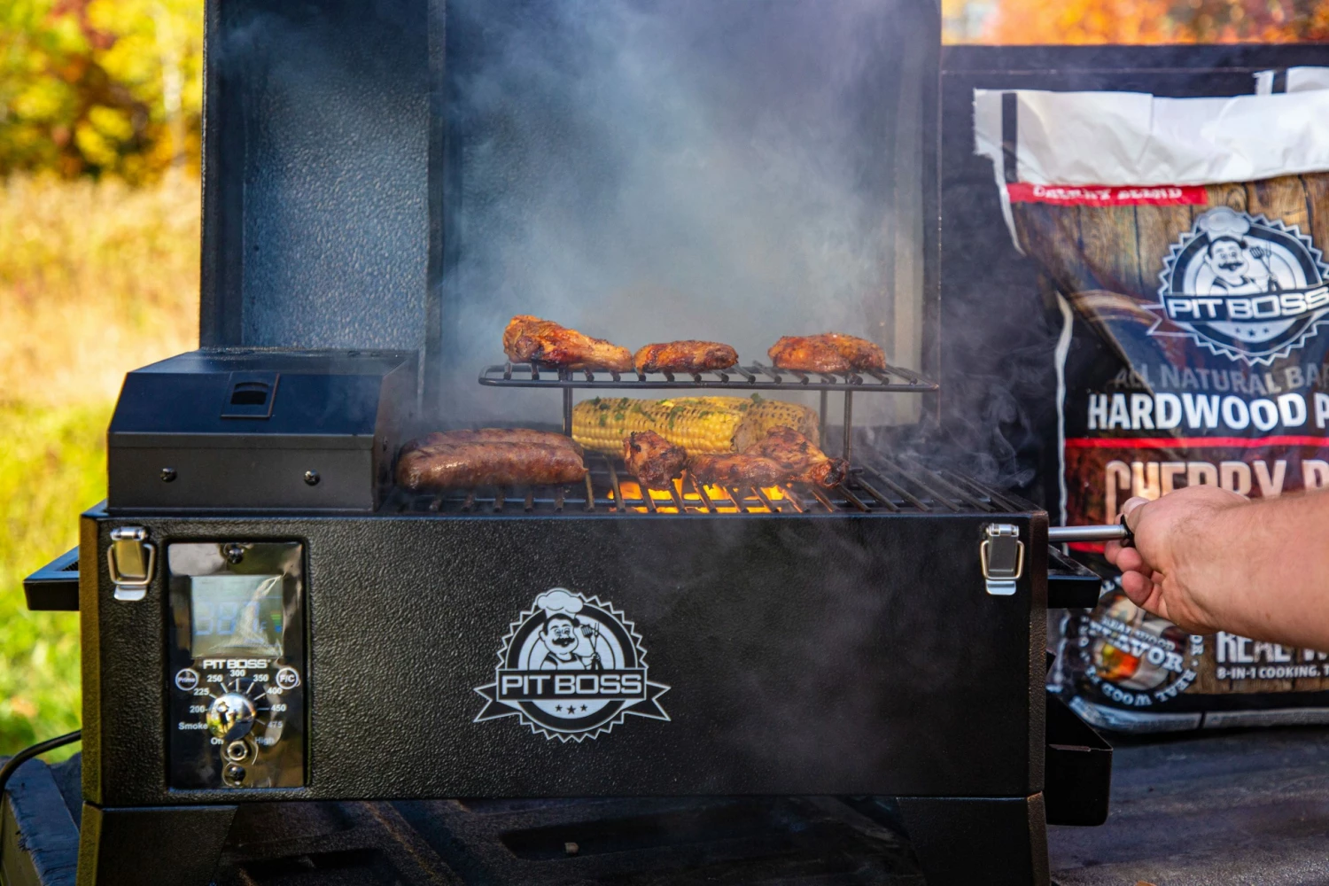 Pit Boss Grills 256-sq in Black Pellet Grill 10 Pit Boss Grills 256-sq in Black Pellet Grill - Image 10