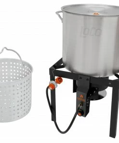 LoCo COOKERS Turkey Fryers, Cookers, & Pots Loco 60qt Boiling Kit with Twist and Steam/Sure Spark -Mmaster Outlet Shop 42057280 scaled
