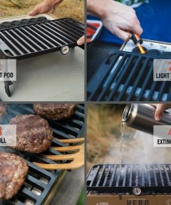 Fire & Flavor Grills Hero Black Charcoal Grill -Mmaster Outlet Shop 42131427