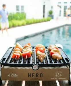 Fire & Flavor Grills Hero Black Charcoal Grill -Mmaster Outlet Shop 42131436