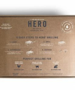 Fire & Flavor Grilling Fuels Hero 1-lb Charcoal Briquettes -Mmaster Outlet Shop 42169266 scaled