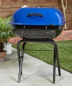 Americana Grills 21.25-in W Ocean Blue Kettle Charcoal Grill 9 Americana Grills 21.25-in W Ocean Blue Kettle Charcoal Grill -Mmaster Outlet Shop 42291871