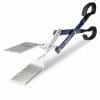 BBQ Croc Grilling Tools & Accessories 3 in 1 Barbecue Tool, 18 in. Blue Aluminum Scissor-style Tongs