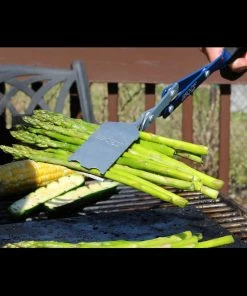 BBQ Croc Grilling Tools & Accessories 3 in 1 Barbecue Tool, 18 in. Blue Aluminum Scissor-style Tongs 15 BBQ Croc Grilling Tools & Accessories 3 in 1 Barbecue Tool, 18 in. Blue Aluminum Scissor-style Tongs -Mmaster Outlet Shop 42550229