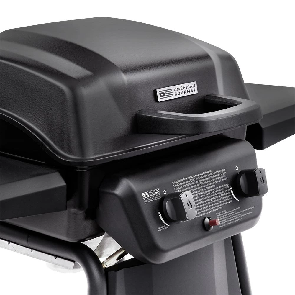 American Gourmet Grills Black 2-Burner Liquid Propane Gas Grill 4 American Gourmet Grills Black 2-Burner Liquid Propane Gas Grill - Image 4