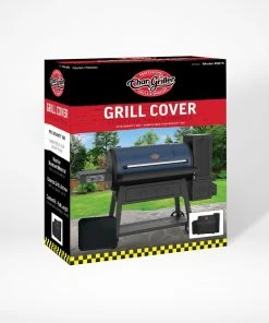 Char-Griller Grilling Tools & Accessories Gravity Fed Cover 64-in W x 62-in H Black Charcoal Grill Cover -Mmaster Outlet Shop 42698871