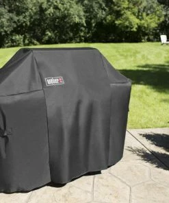Weber Grilling Tools & Accessories 26.8-in W x 47-in H Black Gas Grill Cover -Mmaster Outlet Shop 42700180