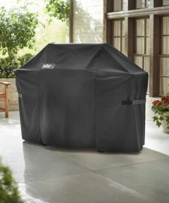 Weber Grilling Tools & Accessories 26.8-in W x 47-in H Black Gas Grill Cover -Mmaster Outlet Shop 42700181
