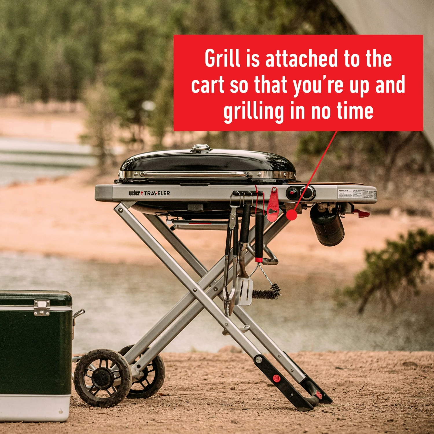 Weber Grills Traveler Portable Gas Grill 18 Weber Grills Traveler Portable Gas Grill - Image 18