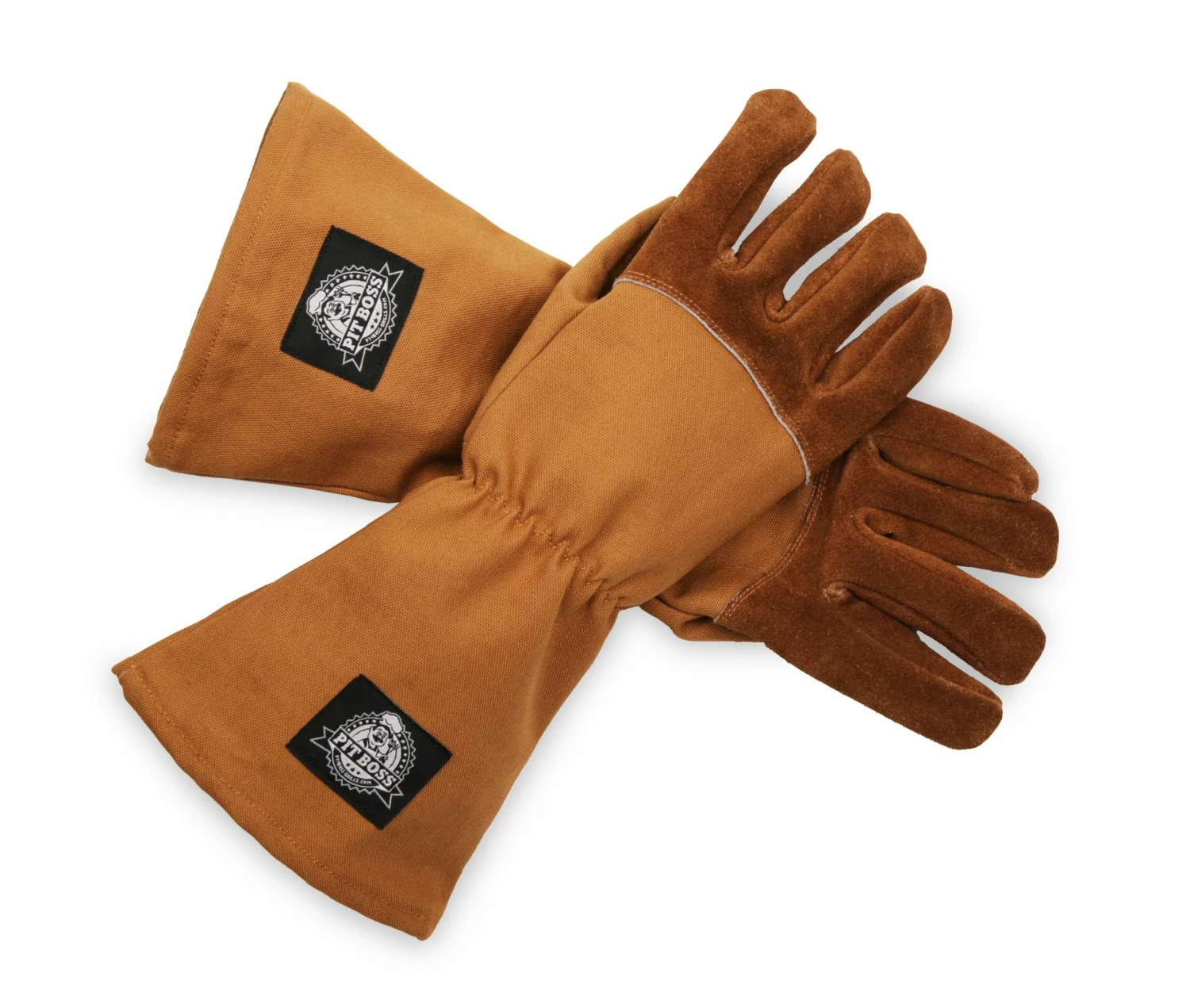 Pit Boss Grilling Tools & Accessories Brown Leather Grill Gloves 1 Pit Boss Grilling Tools & Accessories Brown Leather Grill Gloves