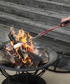 BBQ Croc Grilling Tools & Accessories 3 in 1 barbecue tool, 26 in. Red Aluminum Scissor-style Tongs -Mmaster Outlet Shop 43284373