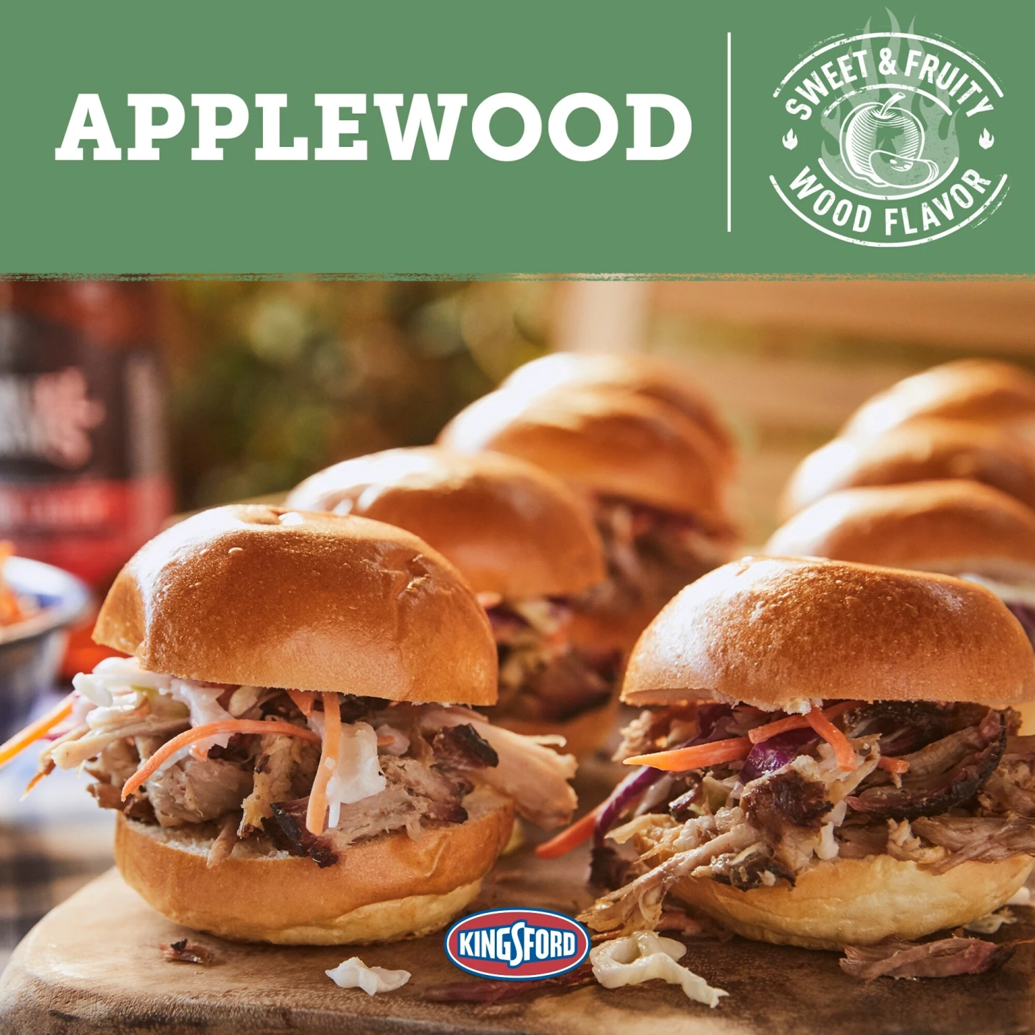 Kingsford Grilling Fuels 16-lb Applewood Charcoal Briquettes 3 Kingsford Grilling Fuels 16-lb Applewood Charcoal Briquettes - Image 3