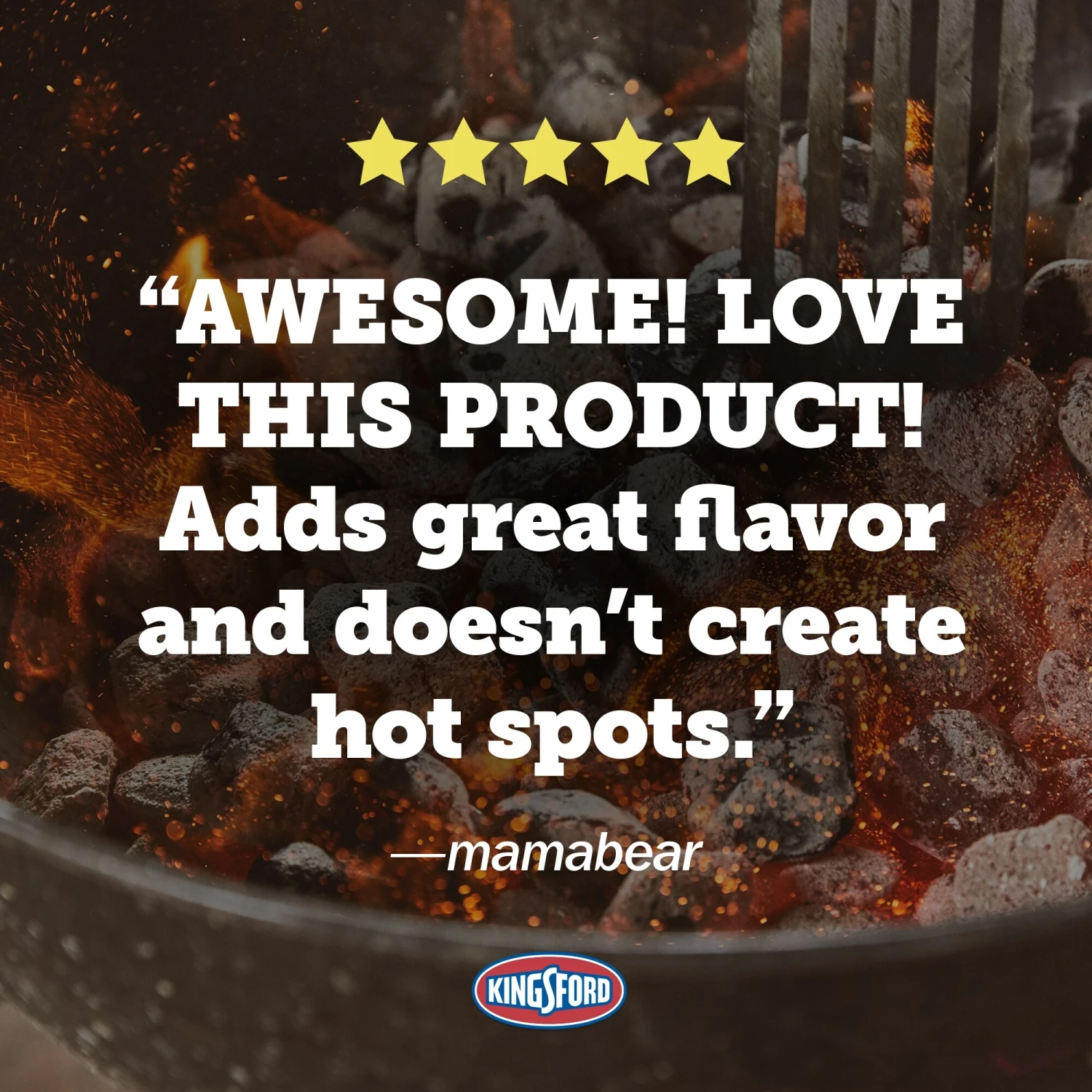 Kingsford Grilling Fuels 16-lb Applewood Charcoal Briquettes 8 Kingsford Grilling Fuels 16-lb Applewood Charcoal Briquettes - Image 8