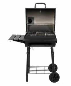 Char-Griller Grills 23-in W Black Barrel Charcoal Grill -Mmaster Outlet Shop 43456948