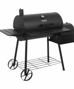 King-Griller Grills Smokin' Ace 30-in W Black Barrel Charcoal Grill -Mmaster Outlet Shop 43457010