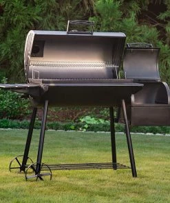 King-Griller Grills Smokin' Ace 30-in W Black Barrel Charcoal Grill -Mmaster Outlet Shop 43457013