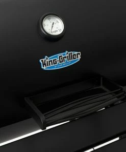 King-Griller Grills Smokin' Ace 30-in W Black Barrel Charcoal Grill -Mmaster Outlet Shop 43457017