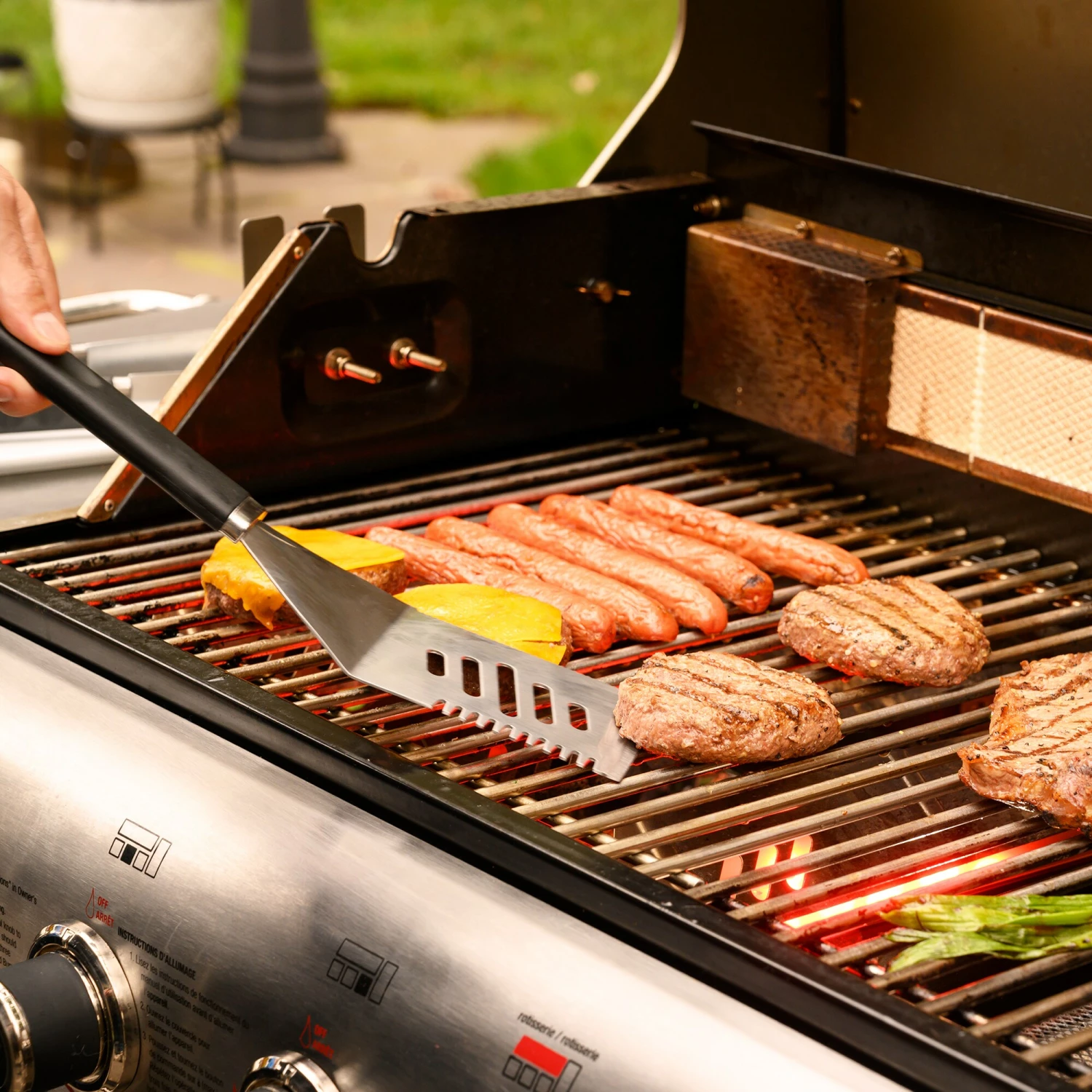 Blue Rhino Grilling Tools & Accessories Stainless Steel Tool Set 3 Blue Rhino Grilling Tools & Accessories Stainless Steel Tool Set - Image 3