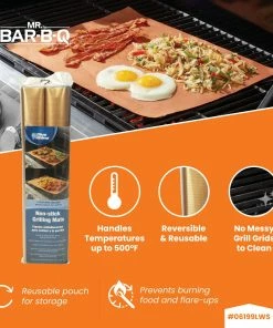 Blue Rhino Grilling Tools & Accessories 2-Pack Polyester Non-Stick Grill Sheet(s) -Mmaster Outlet Shop 43538524