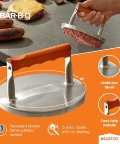 Blue Rhino Grilling Tools & Accessories Stainless Steel Burger Press -Mmaster Outlet Shop 43538525