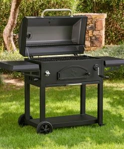 Char-Griller Grills Legacy 33-in W Black Charcoal Grill -Mmaster Outlet Shop 43575123
