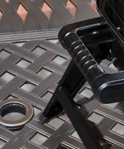 Mr. Bar-B-Q Grills Portable LP gas grill Black/Powder Coated 10000-BTU 178-sq in Portable Gas Grill -Mmaster Outlet Shop 44018141