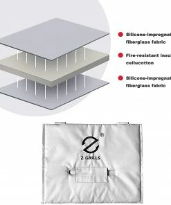 Z GRILLS Grilling Tools & Accessories 700 46-in W x 29-in H Silver Built-In Gas Grill Cover 8 Z GRILLS Grilling Tools & Accessories 700 46-in W x 29-in H Silver Built-In Gas Grill Cover -Mmaster Outlet Shop 44128039