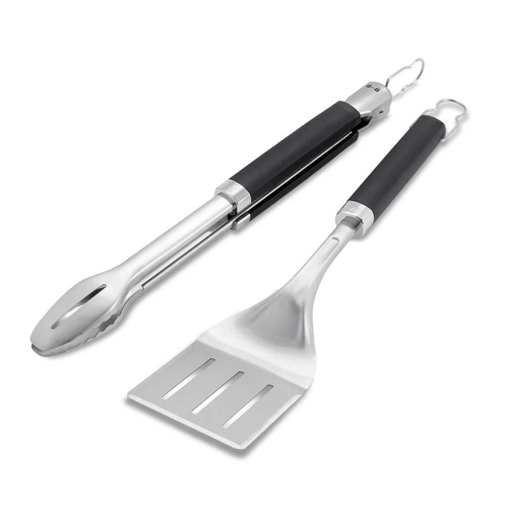 Weber Grilling Tools & Accessories Precision Grill Tongs and Spatula Set 1 Weber Grilling Tools & Accessories Precision Grill Tongs and Spatula Set